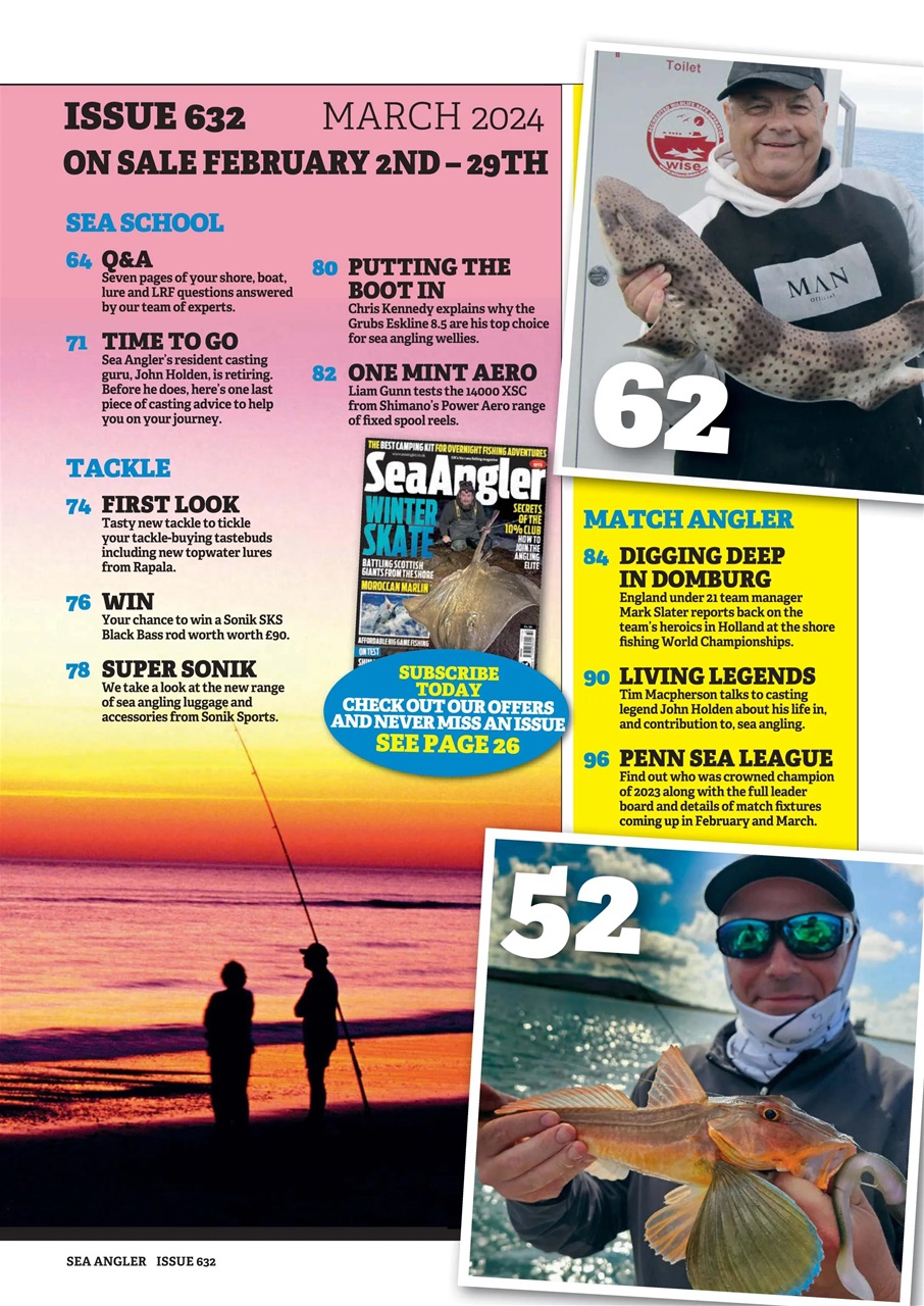 Sea Angler Preview Pages
