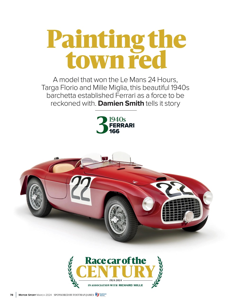 Motor Sport Magazine Preview Pages