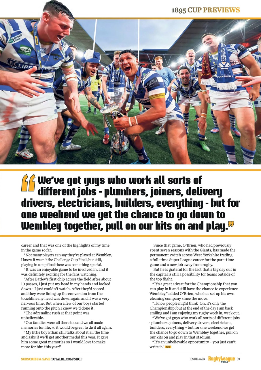 Rugby League World Preview Pages