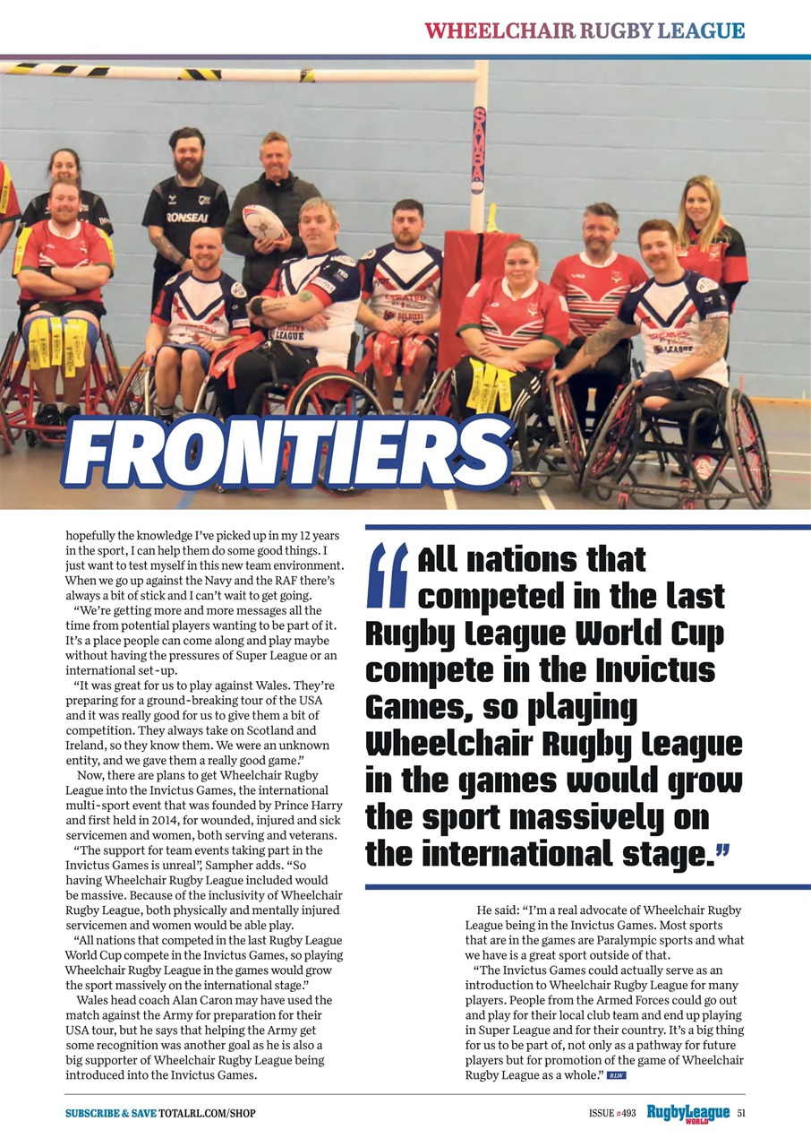 Rugby League World Preview Pages