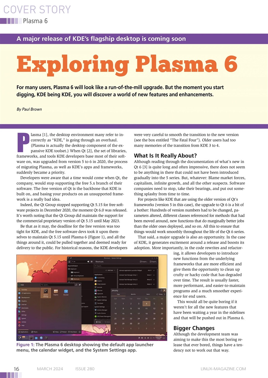 Linux Magazine Preview Pages