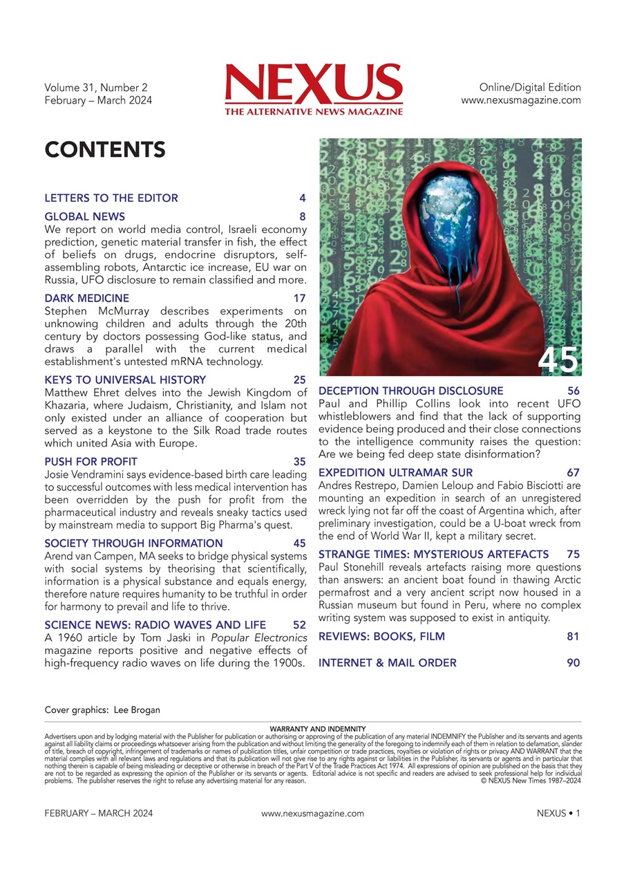 Nexus Magazine Preview Pages