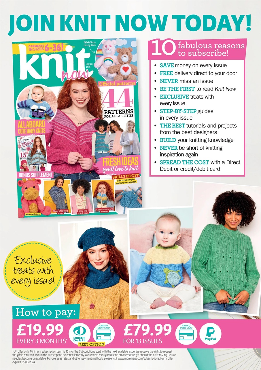 Knit Now Preview Pages