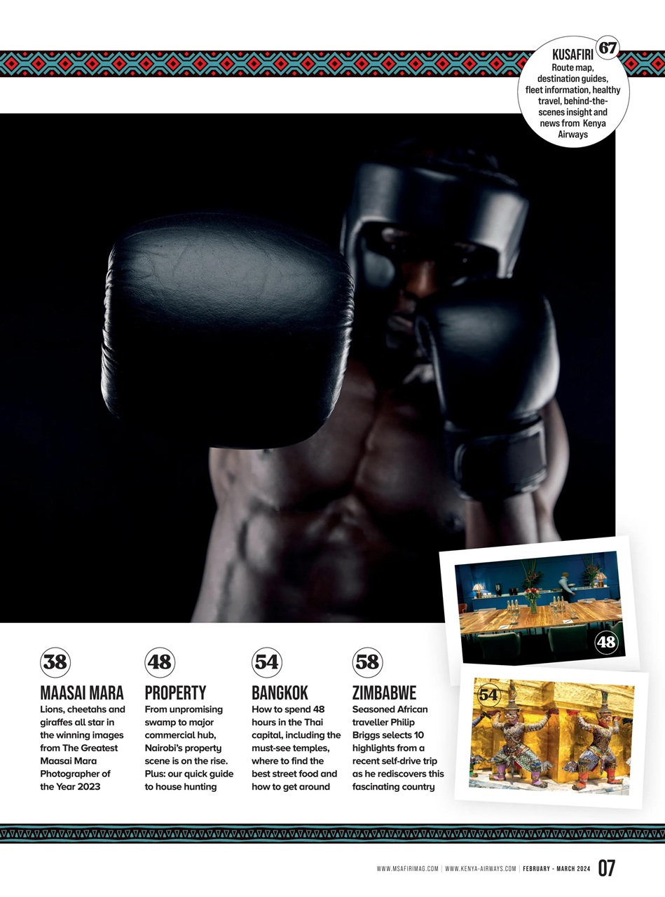 MSAFIRI – Kenya Airways Inflight Preview Pages