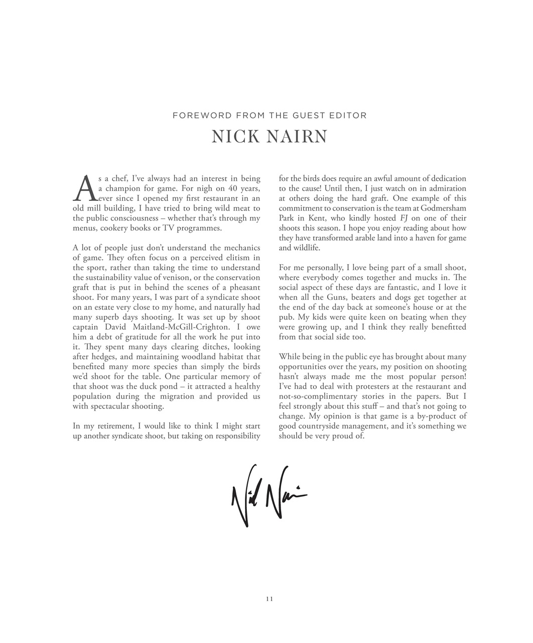 Fieldsports Journal Preview Pages