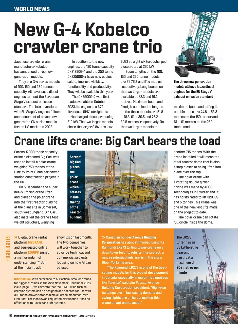 Int. Cranes and Specialized Transp Preview Pages