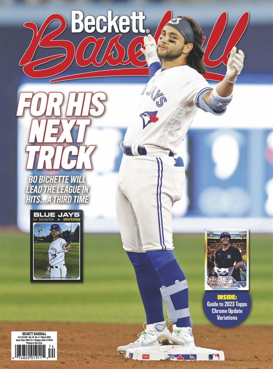 Beckett Baseball Magazine Preview Pages