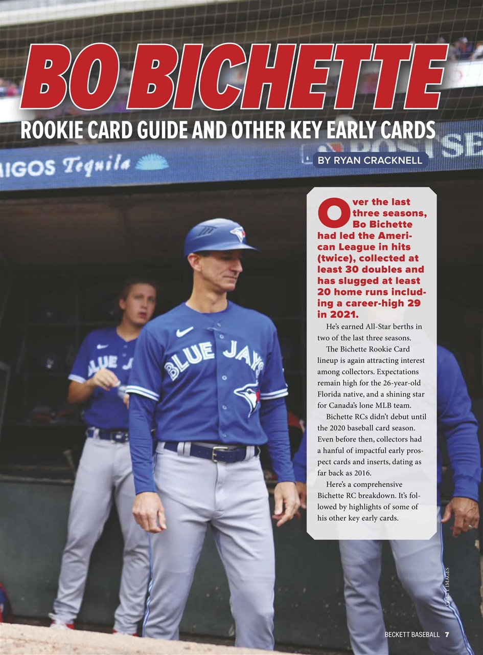 Beckett Baseball Magazine Preview Pages