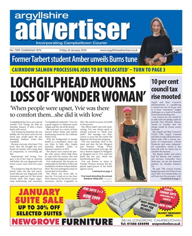 Argyllshire Advertiser issue 26/01/2024