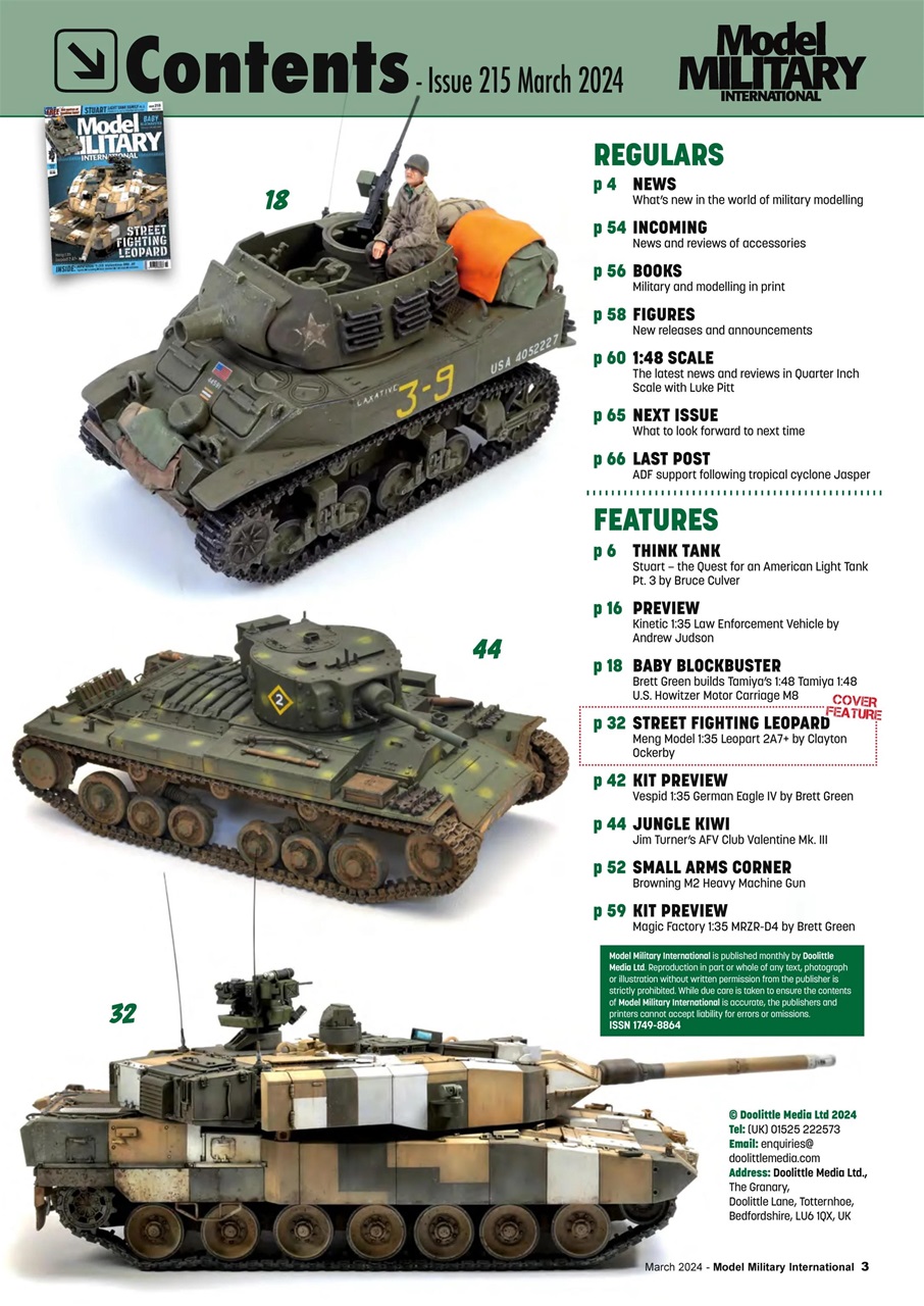 Military Modelling International Magazine Preview Pages