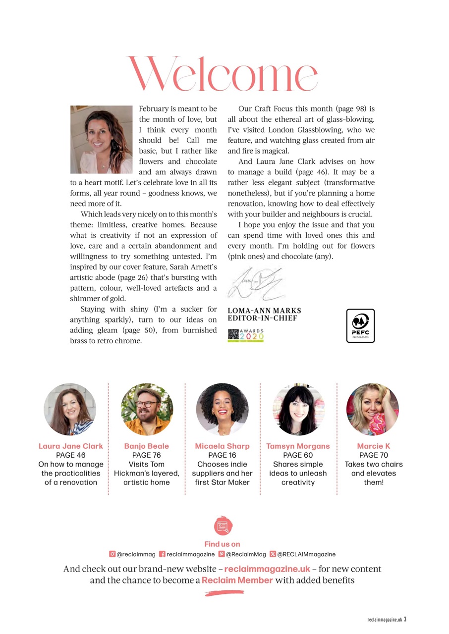 Reclaim Preview Pages