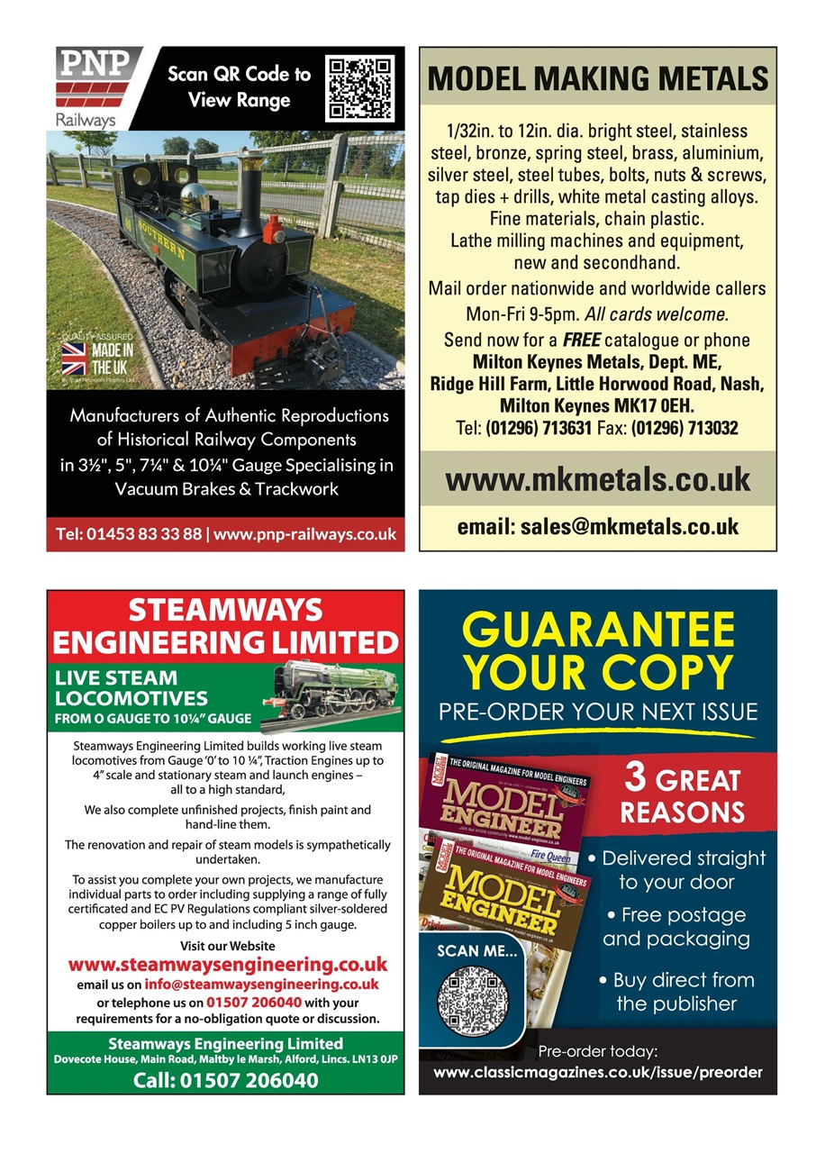 Model Engineer Preview Pages