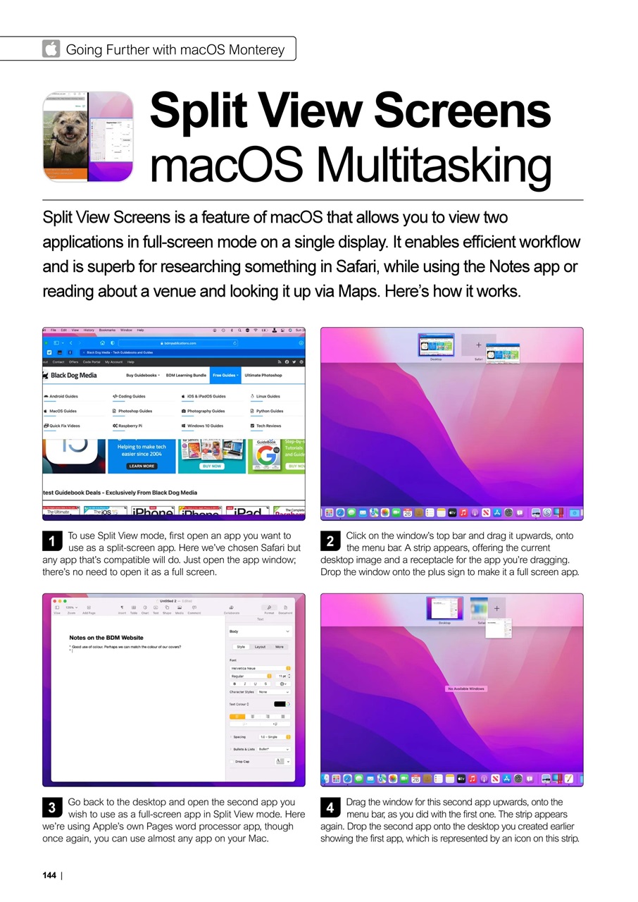 macOS Monterey The Complete Manual Preview Pages