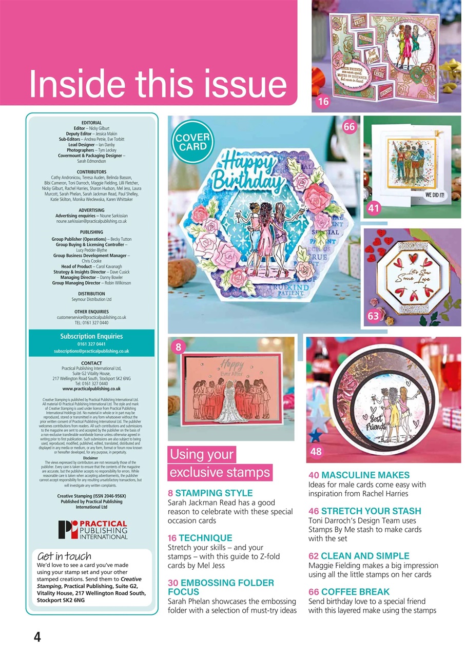 Creative Stamping Preview Pages