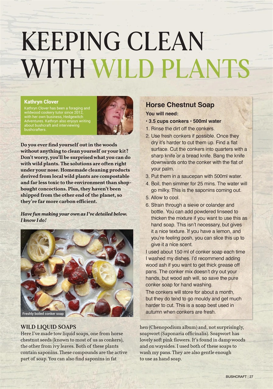 Bushcraft & Survival Skills Magazine Preview Pages