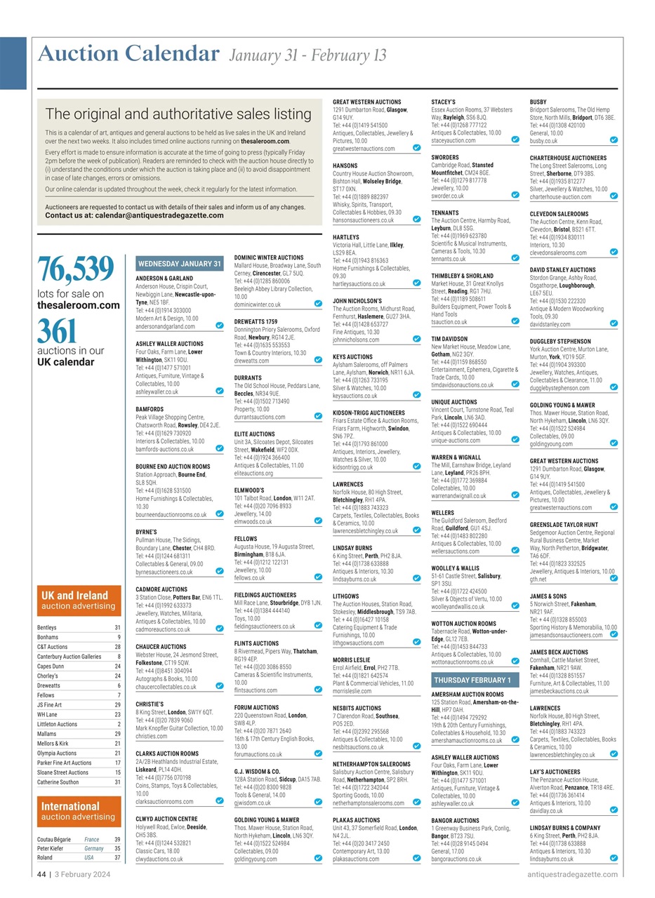 Antiques Trade Gazette Preview Pages