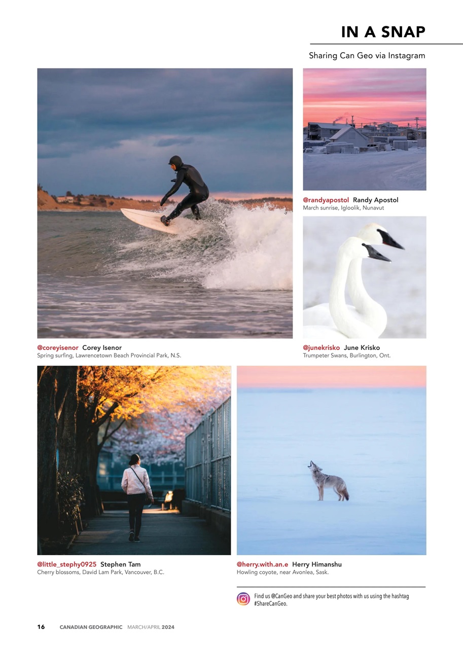 Canadian Geographic Preview Pages