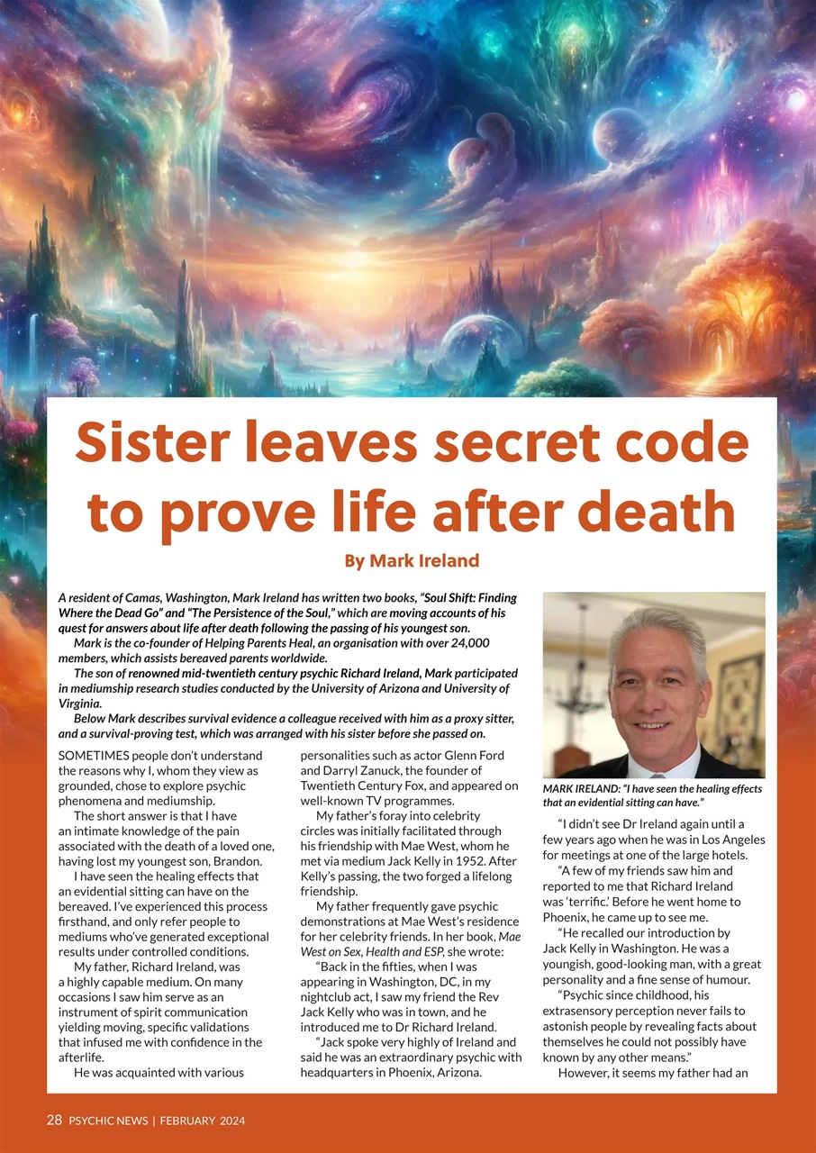 Psychic News Preview Pages