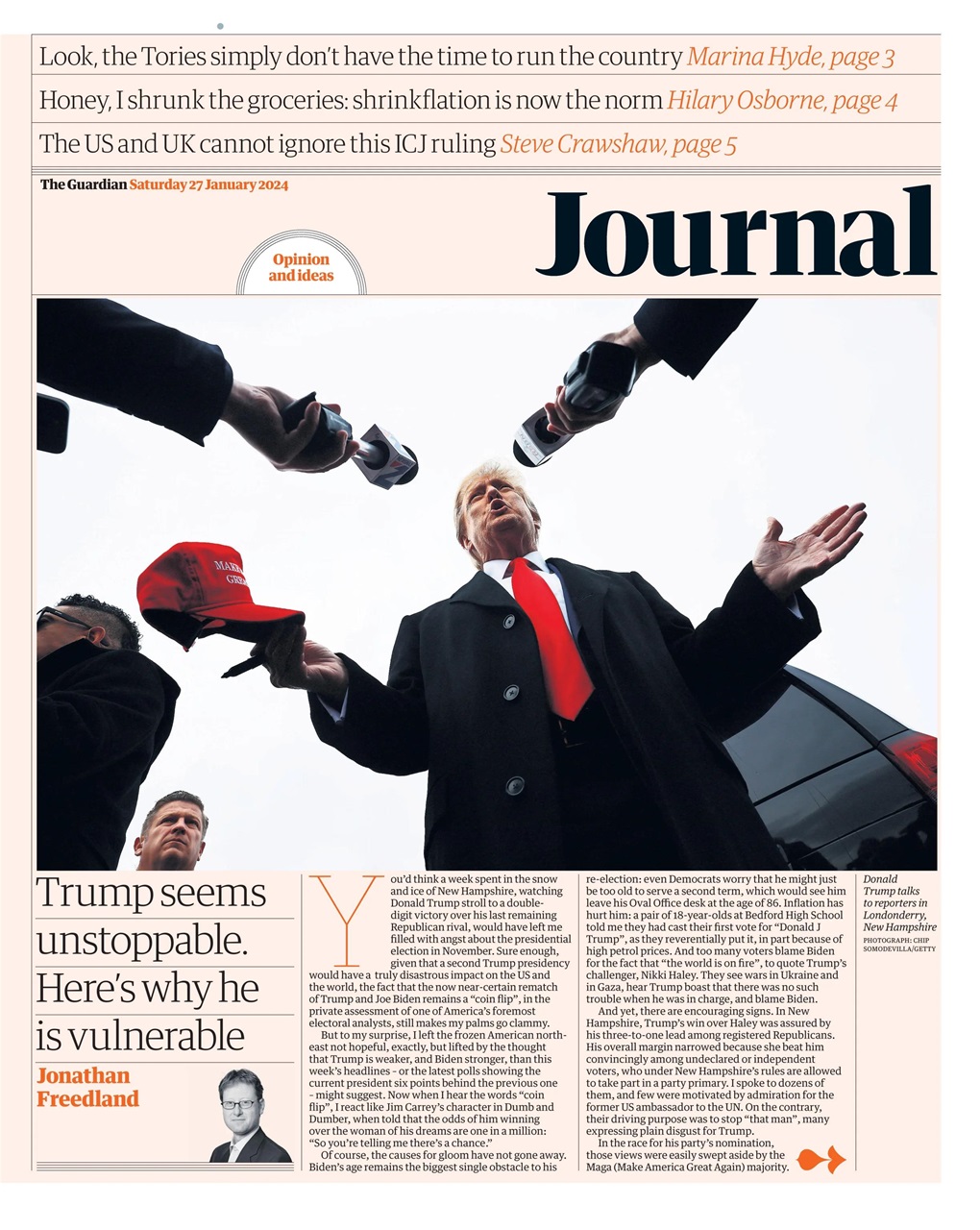 The Guardian Newspaper Preview Pages