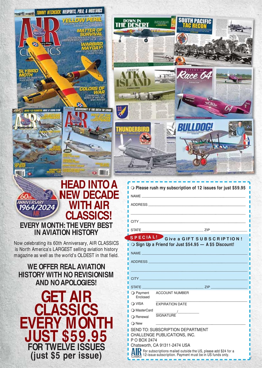 Air Classics - Where History Flies Preview Pages
