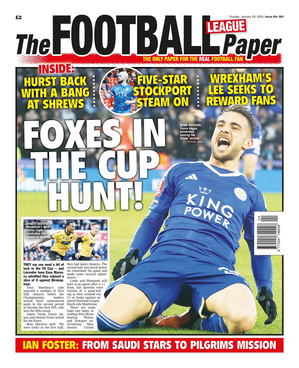 The Football League Paper Preview Pages
