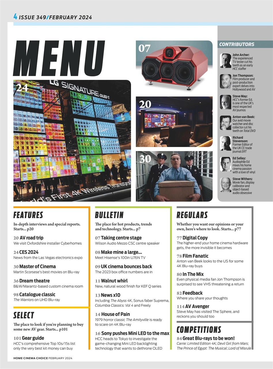 Home Cinema Choice Preview Pages