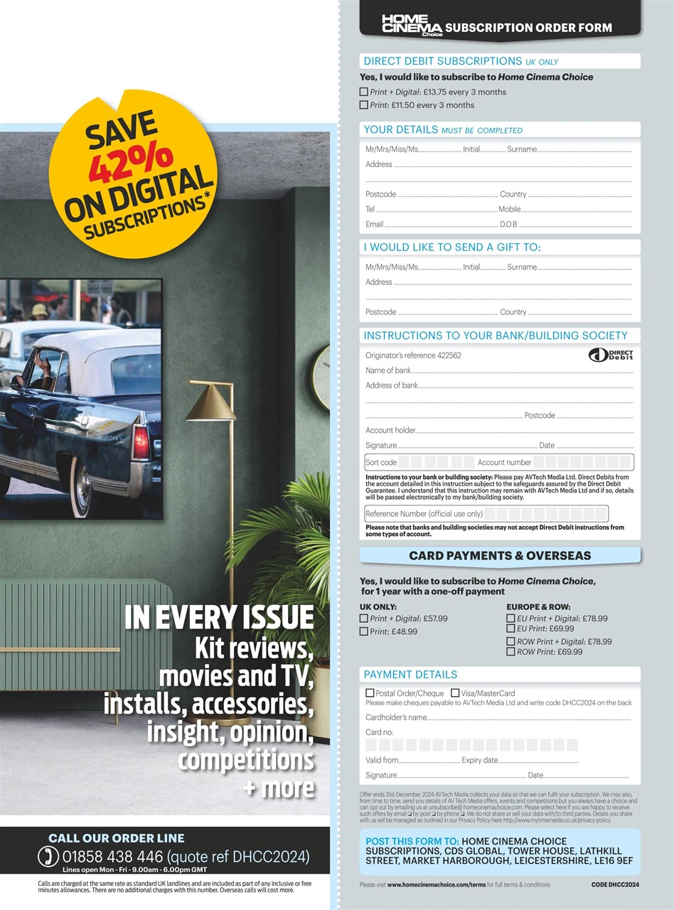 Home Cinema Choice Preview Pages