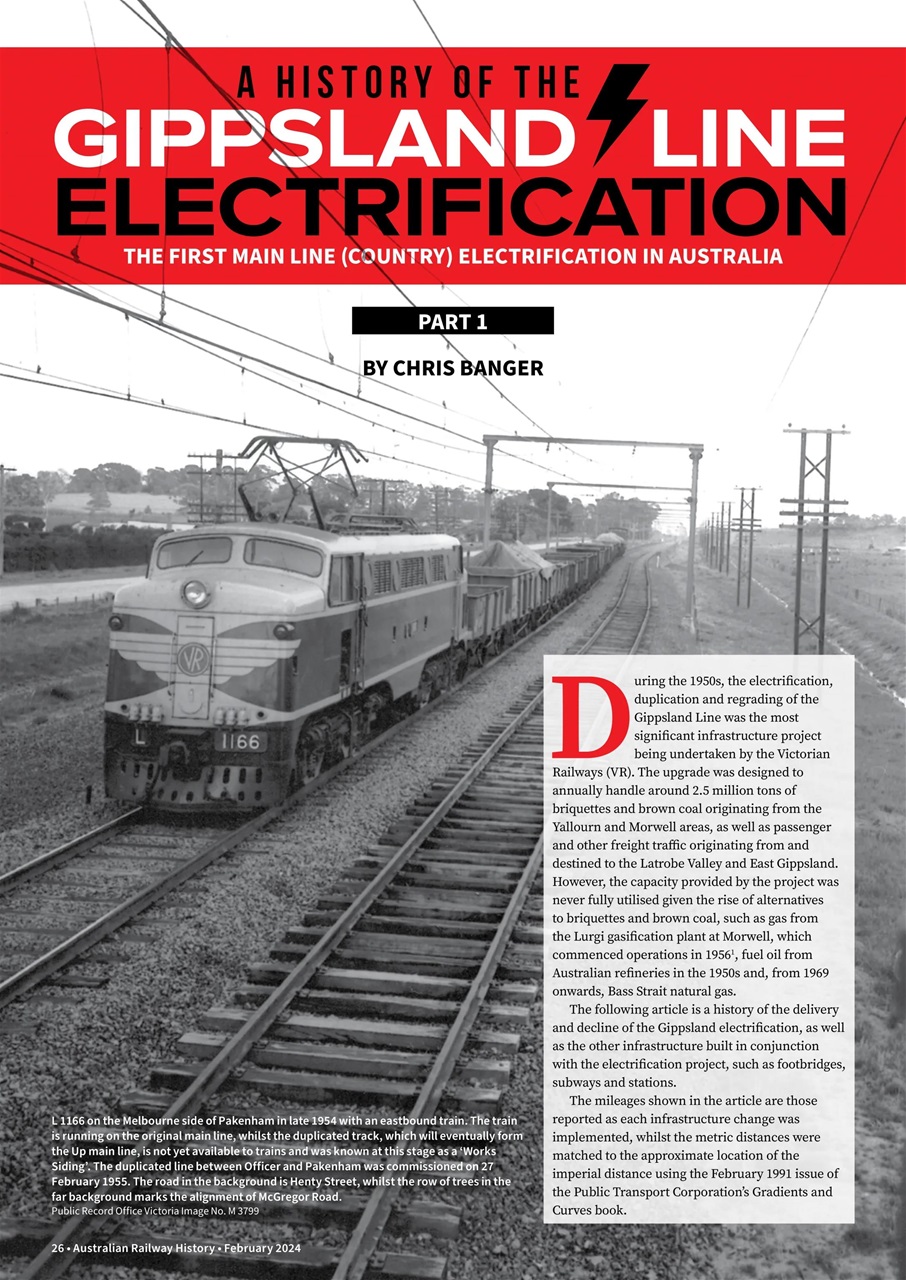 Australian Railway History Preview Pages