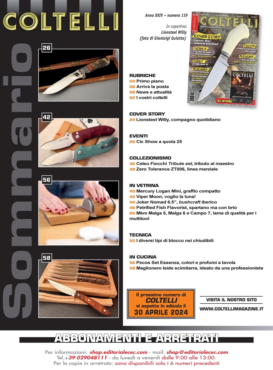 COLTELLI Preview Pages