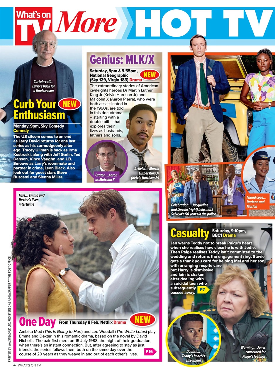 What's on TV Preview Pages
