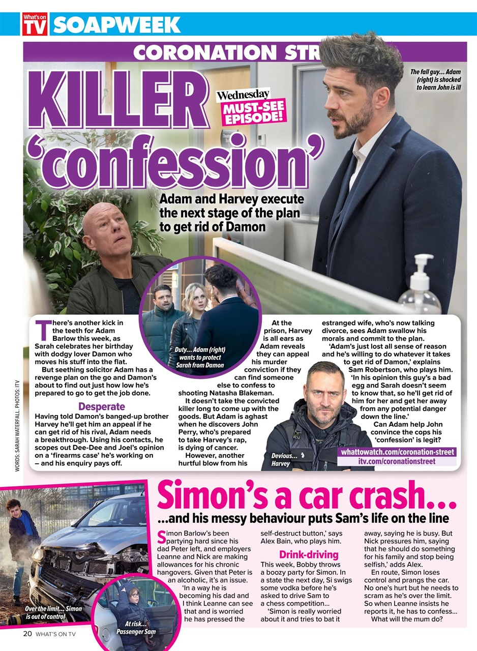 What's on TV Preview Pages