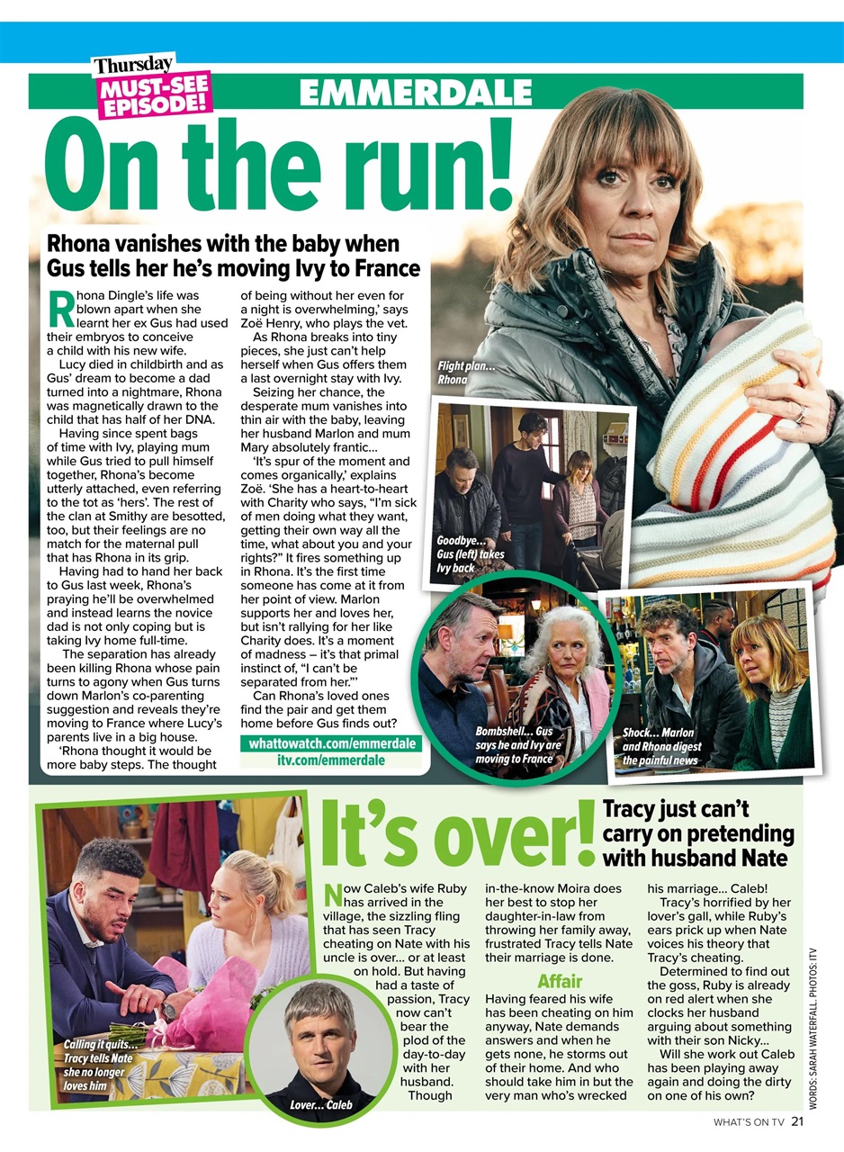 What's on TV Preview Pages