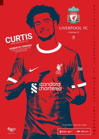 Liverpool FC Programmes issue vs Chelsea 23/24