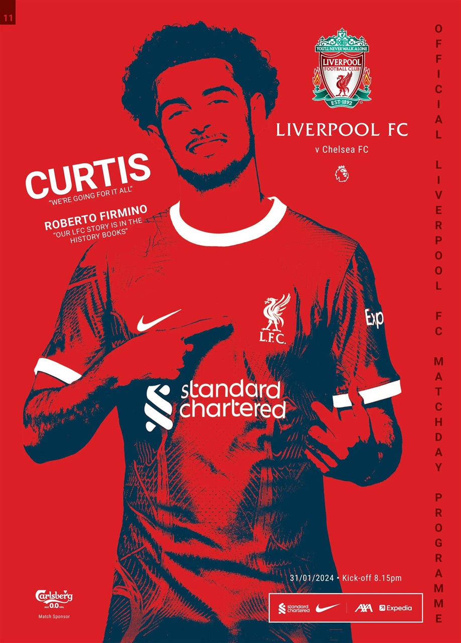 Liverpool FC Programmes Preview Pages