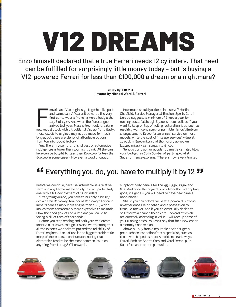 AutoItalia Magazine Preview Pages