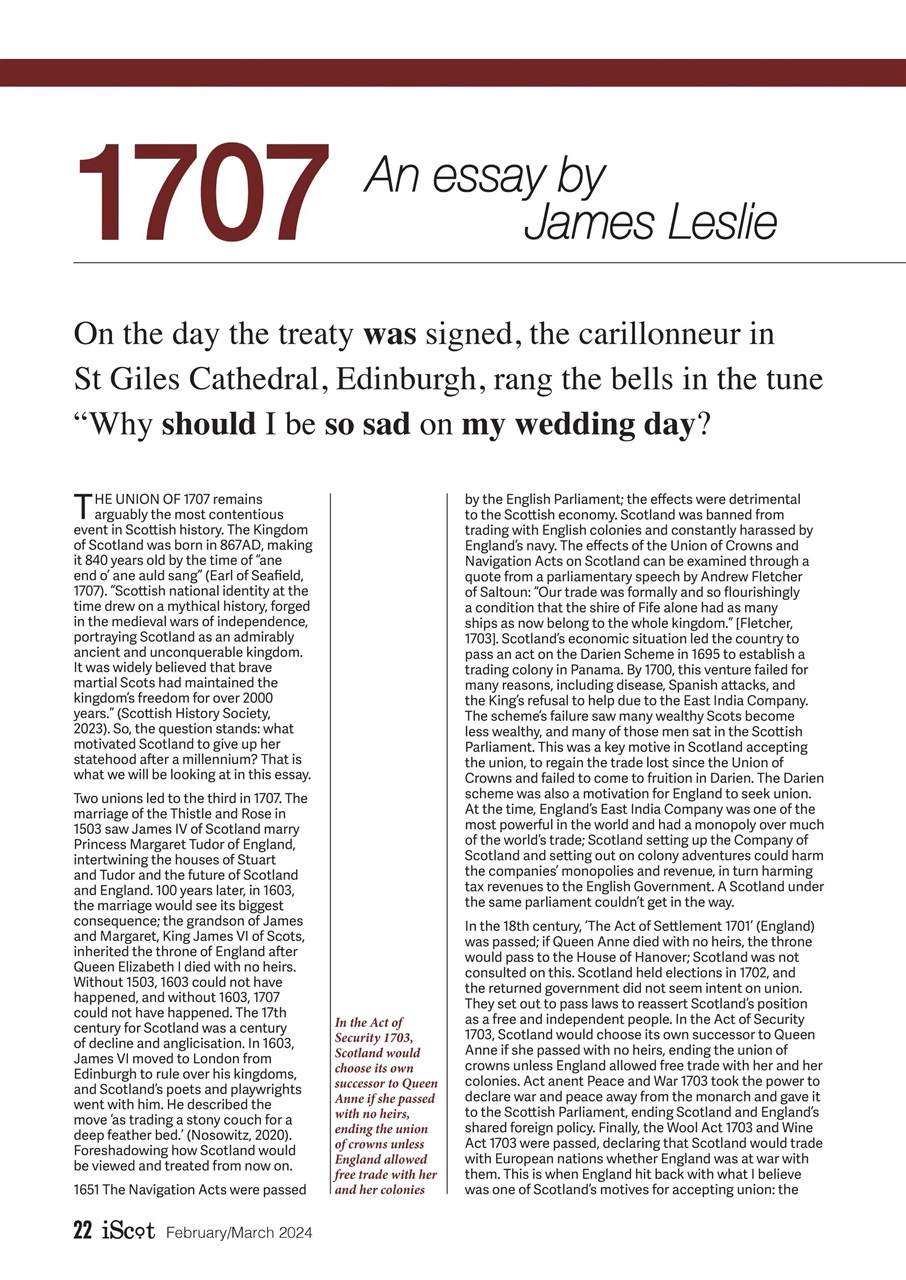 iScot Magazine Preview Pages