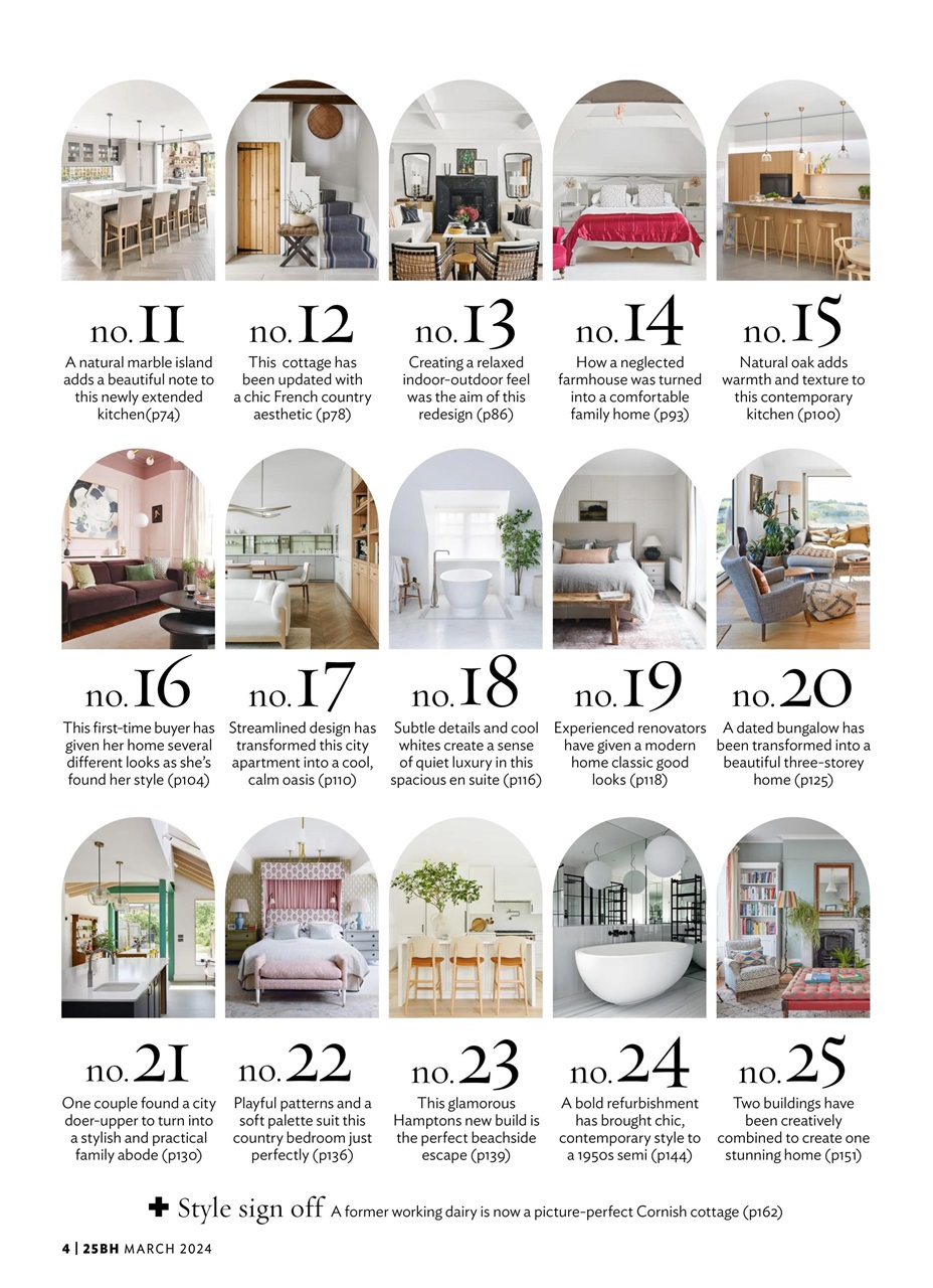 25 Beautiful Homes Preview Pages