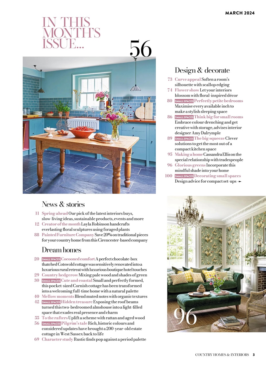 Country Homes & Interiors Magazine - March 2024 Back Issue