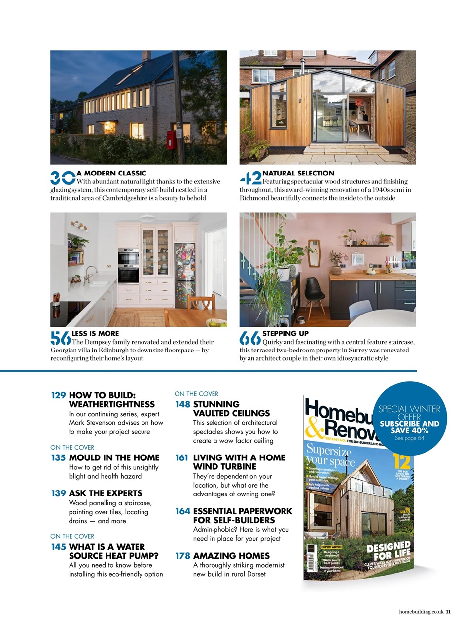 Homebuilding & Renovating Magazine Preview Pages