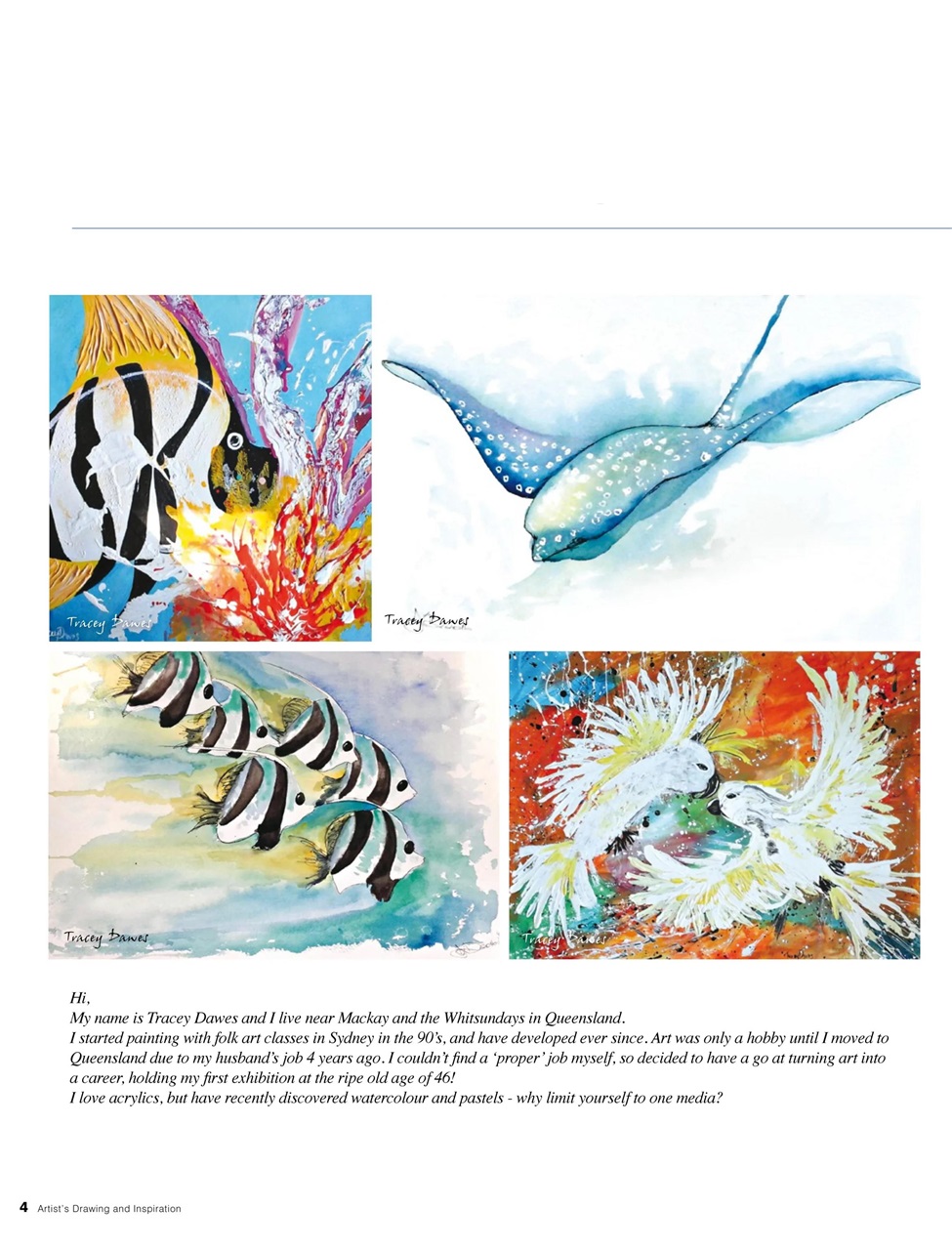 Australian Drawing and Inspiration Preview Pages