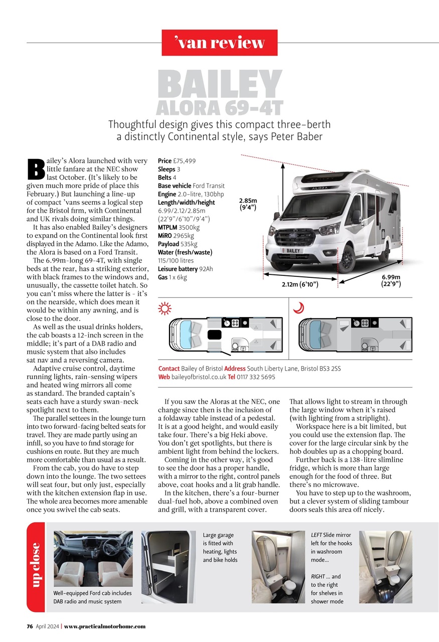 Practical Motorhome Preview Pages
