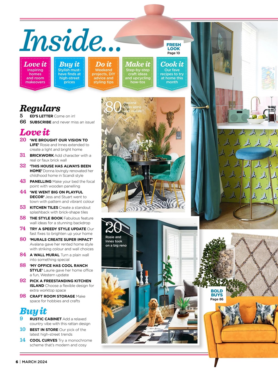 Style at Home Preview Pages