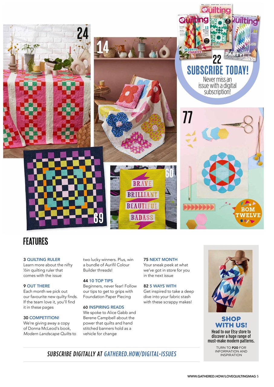 Love Patchwork & Quilting Preview Pages