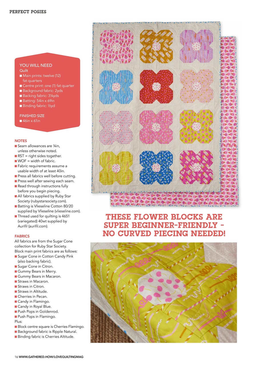 Love Patchwork & Quilting Preview Pages