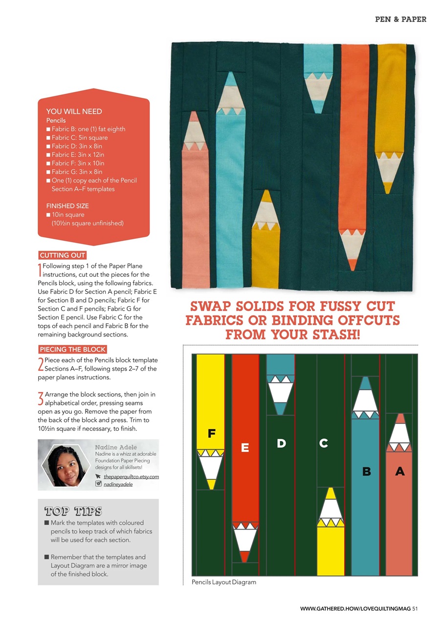 Love Patchwork & Quilting Preview Pages