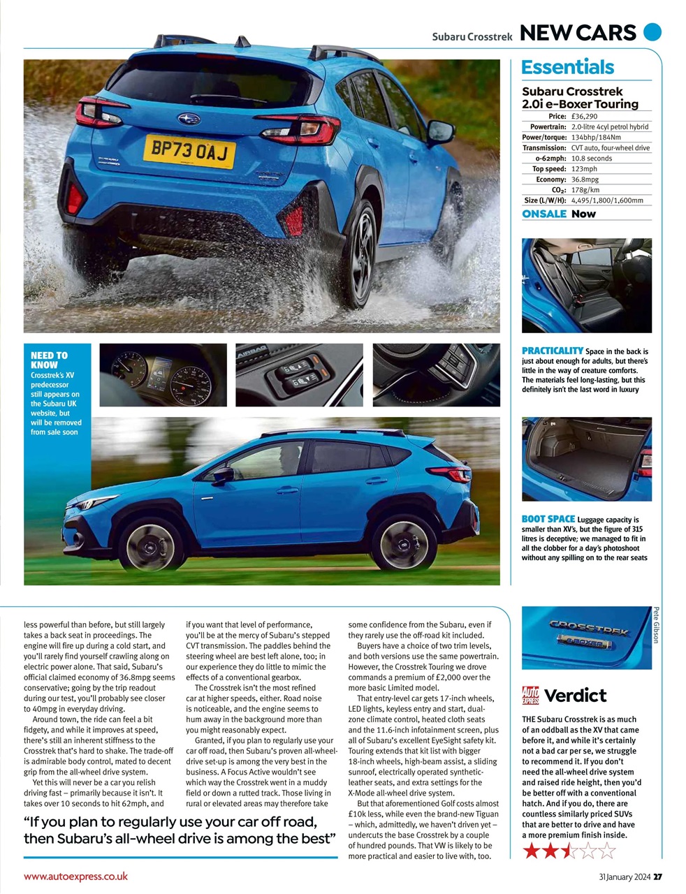 Auto Express Preview Pages