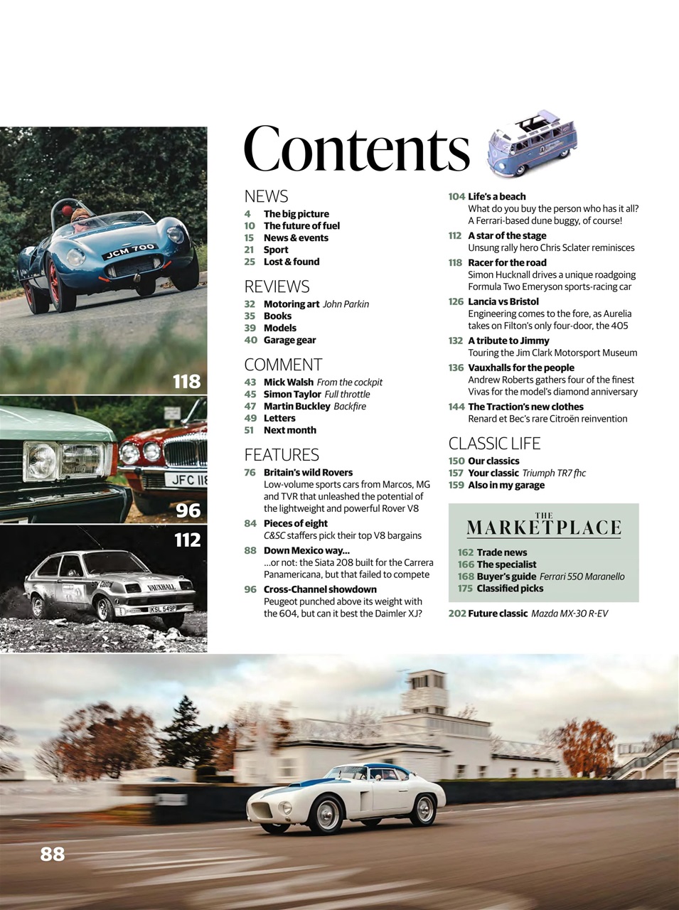 Classic & Sports Car Preview Pages