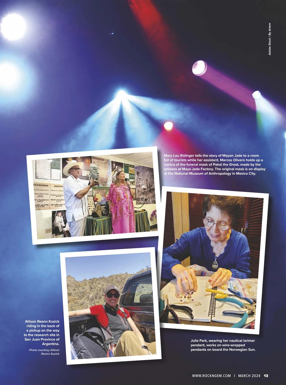 Rock&Gem Magazine Preview Pages