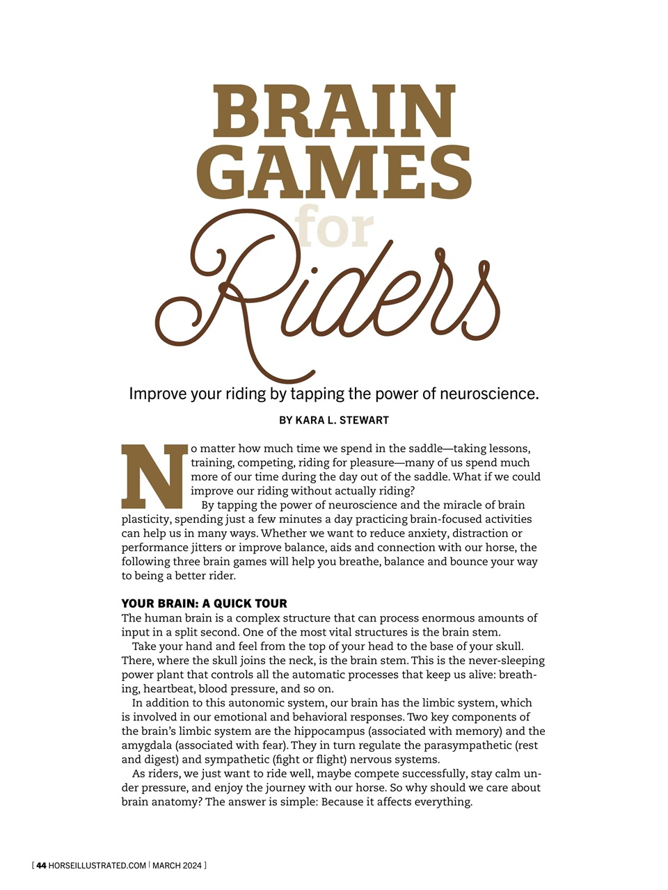 Horse Illustrated Magazine Preview Pages