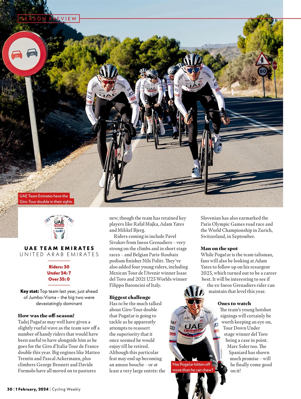 Cycling Weekly Preview Pages